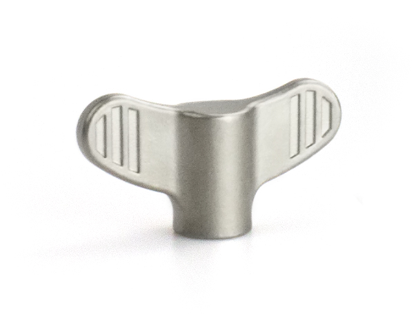 Nut shaped wing knob